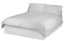 HOME Bedford Kingsize 4 Drawers Bed Frame - White.